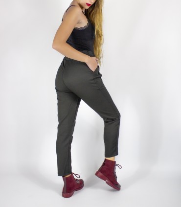 Pantalón botones negro