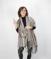 Bufanda fleco largo
