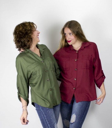 Camisa con bolsillos