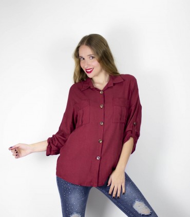 Camisa con bolsillos