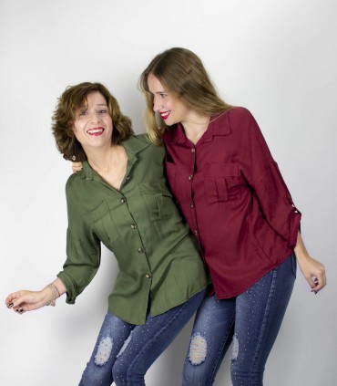 Camisa con bolsillos