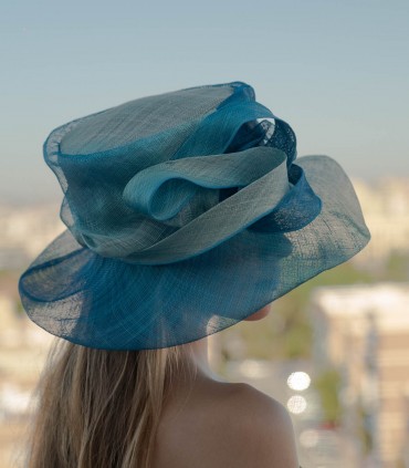 Pamela azul fibra natural