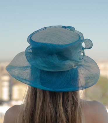 Pamela azul fibra natural