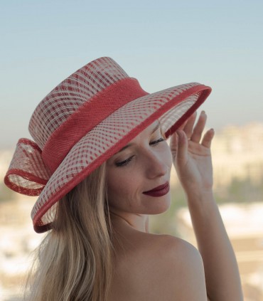 Pamela roja fibra natural