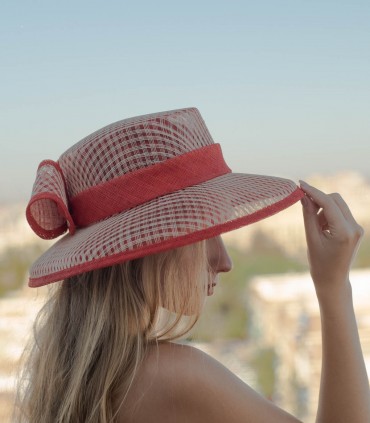 Pamela roja fibra natural