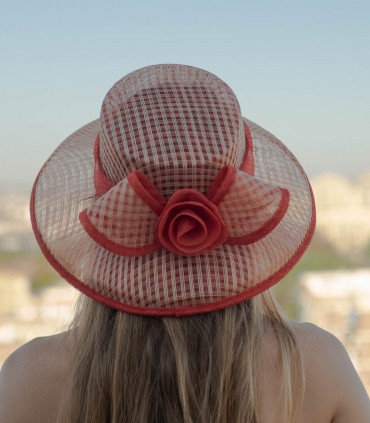 Pamela roja fibra natural