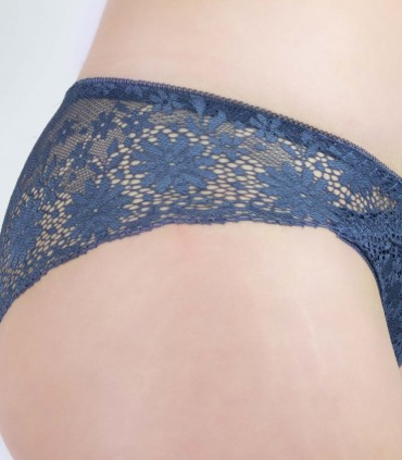 Conjunto lencería azul antracita