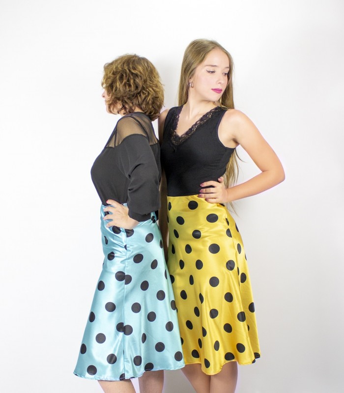 Falda lunares