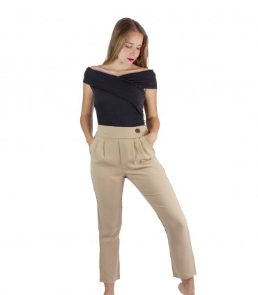 Top de punto cruzado