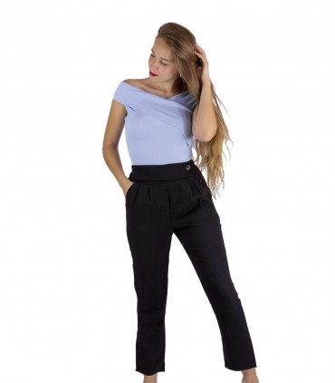 Top de punto cruzado