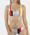 Bikini rayas multicolor