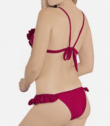 Bikini triangular volante