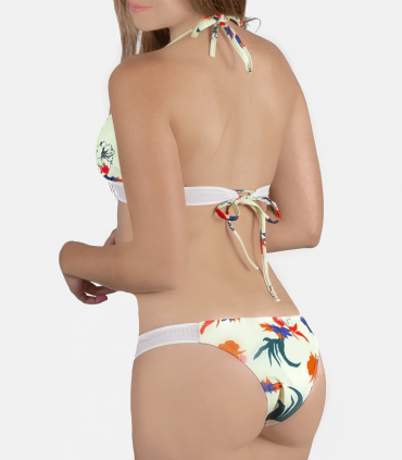 Bikini flores amarillo