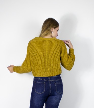 Chaqueta corta botones